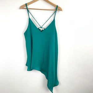 Anthro Current Air Teal Green Asymmetrical Top